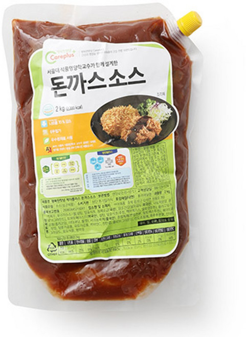 냉장 아워홈 행복한맛남 케어플러스 돈까스소스 2kg, 1개