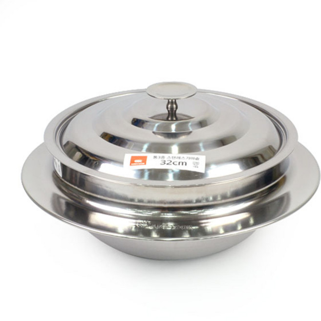 통3중 스텐대형가마솥 통3중 스텐대용량솥 화덕 인덕션사용 IH 업소용 식당 영업용, 통3중 스텐대형가마솥 60cm, 1개