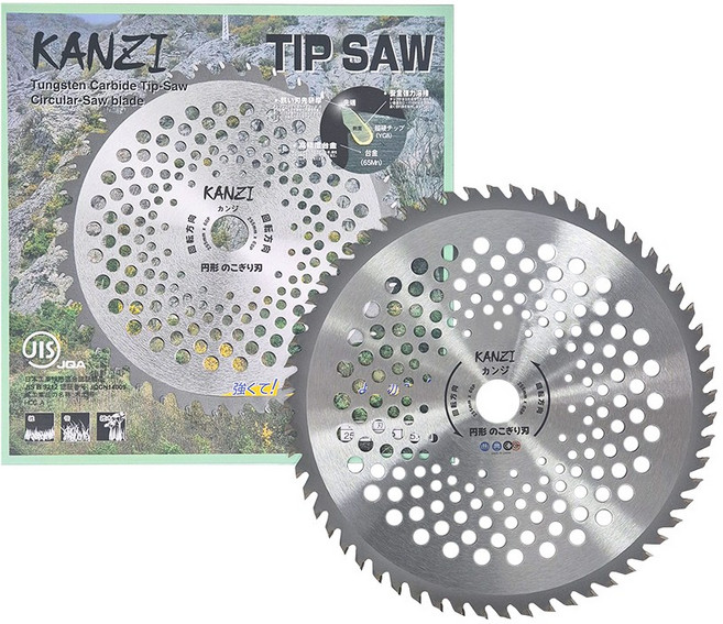 KANZI 칸지 10인치 목공용 원형톱날255mm 60날, 1개