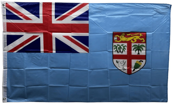 피지 공화국 폴리에스터깃발 Fiji flag 90x150cm 구리고리 이중스티치, 1개, MIXED COLOUR