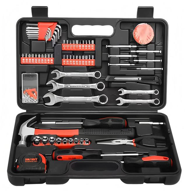 [국내발송] VoltMate 대한 토종 브랜드 다용도 가정용 공구세트 수동 공구 세트 146pcs, 1세트, 146pc