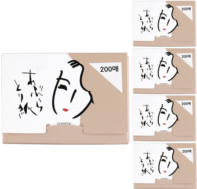 토시도 미인 마 기름종이 200매X 5개, 200매입
