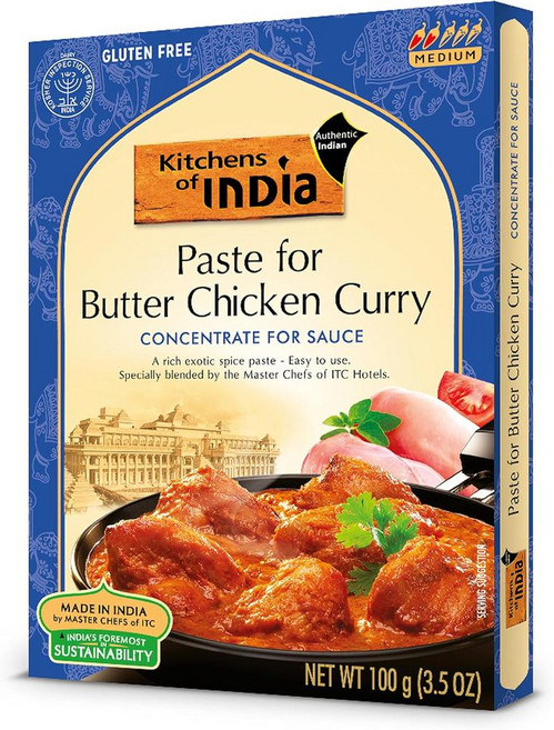 Kitchens Of India 버터치킨 커리 페이스트, 100g, 6개