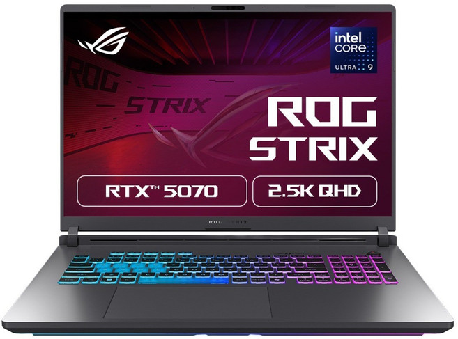 에이수스 2025 ROG 스트릭스 스카 18 코어Ultra9 지포스 RTX 5070 Ti, smoke, 1TB, 32GB, WIN11 Home, 정품G815Lr-s9199