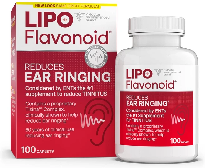 Lipo-Flavonoid Plus Ear Health 리포플라보노이드 플러스 이어 헬시, 100정, 2개 - 쿠팡