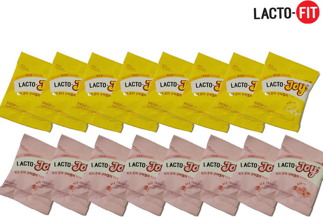 종근당 락토조이 유산균젤리 2가지맛 믹스, 25g, 16개