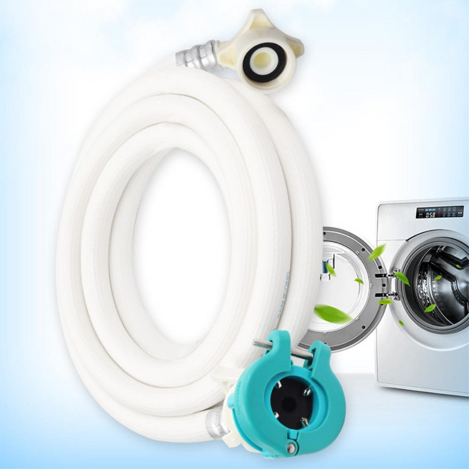냉온수겸용 PVC 세탁기 호스 10m 고급 연결호스 호수, 1개