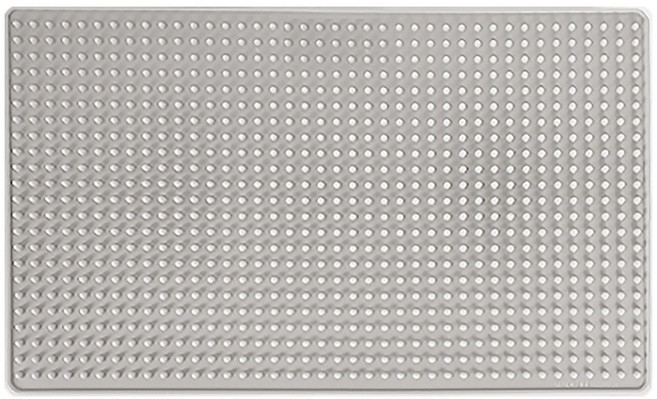 더하리 국산 실리콘 지압매트 발지압판 발바닥지압 마사지판, 웜그레이, 1개