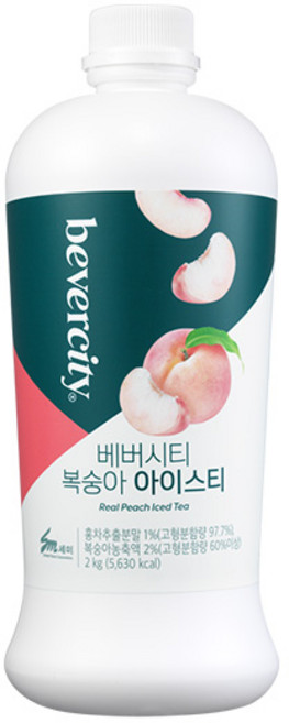 세미 후루티 복숭아 아이스티 시럽 2kg, 1개