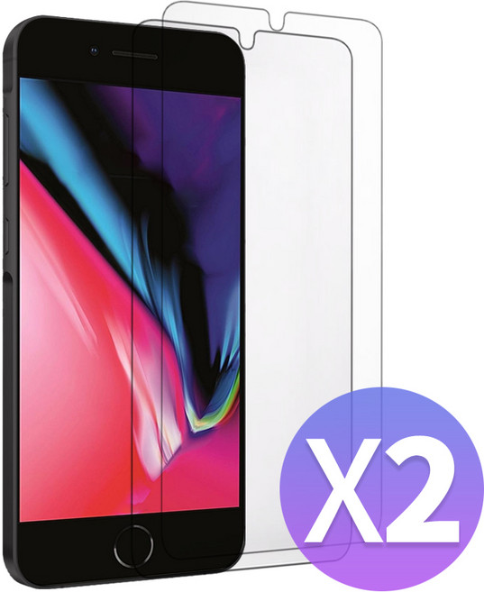 스톤스틸 1+1 아이폰 6 6S 지문 인식 평면 PET 필름, 2개