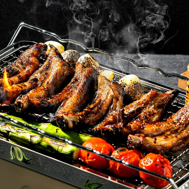 양념 쪽갈비 폭립 잡내없는 국내산 캠핑 쪽갈비 1kg, 500g, 2개