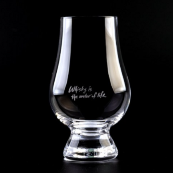 글렌캐런 글래스 아트컬렉션 4 위스키 명언 캘리그래피 Whisky is the, 4개