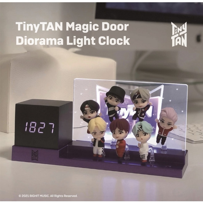 BTS tity tan diorama clock 피규어시계
