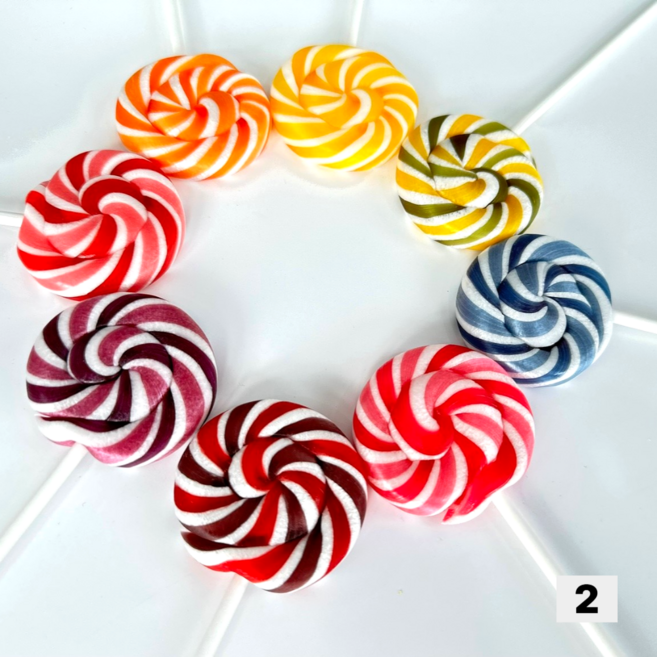 스윗파파 동그란 롤리팝 8가지맛 1세트 수제사탕 수제캔디 막대사탕, 136g, 2세트