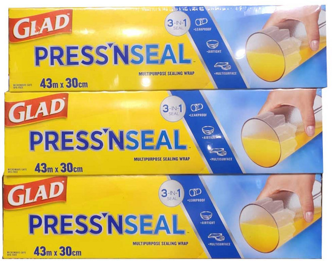 글래드 프레스앤씰 매직랩 3개 43m×30cm 주방용품, 43m