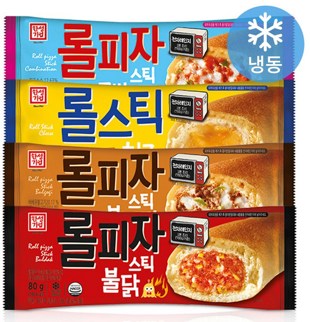 한성 롤피자스틱80g 콤비x5+불고기x5+치즈x5+불닭x5, 1세트, 1.6kg