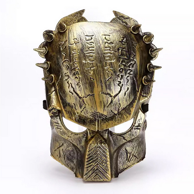 프롬아떼 입체 가면 핼로윈 유튜브 가면 파티용품 할로윈 마스크 오크 골드 실버, 가면_오크_골드, 1개