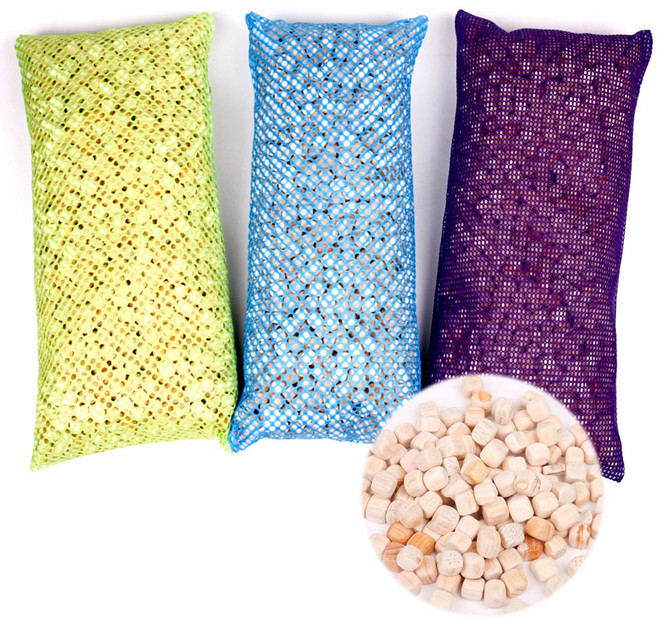 힐링라이프 편백큐브베개 1개 망사베개 색상랜덤 숙면베개