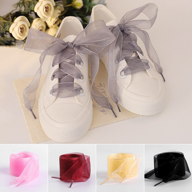 쉬폰레이스 4mm 신발끈 10컬러 GG01