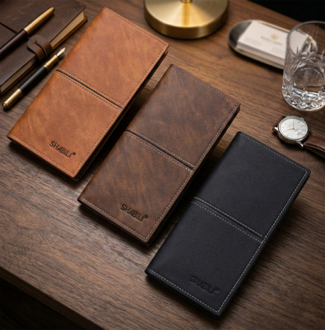 바르고 임페리얼 남성 고급가죽 깔끔한 장지갑