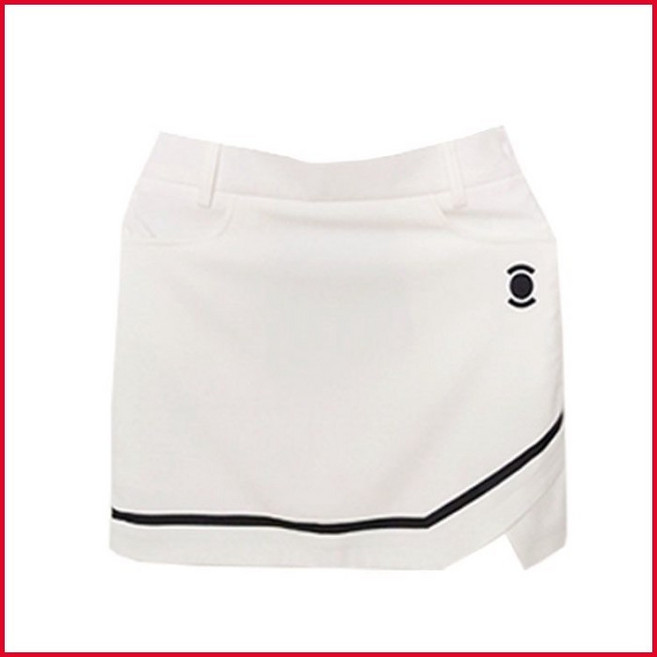 le coq sportif 高爾夫套裝 修身顯瘦 速乾吸濕 上衣 包臀裙, 1個, 白色