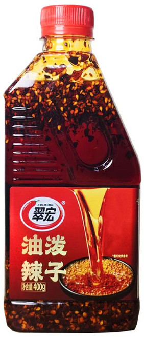 翠宏 油潑辣子 400g 沾醬 拌菜 拌麵, 1個