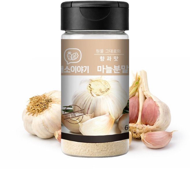 채소이야기 마늘분말 가루 국내산 천연조미료, 1개, 60g