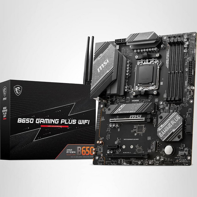 MSI MAG B650 토마호크 WiFi 게이밍 마더보드(AMD Ryzen 9000 /8000 /7000 시리즈 프로세서 AM5 DDR5 PCIe 4.0 M.2 SATA, ATX, PRO B650-P WIFI