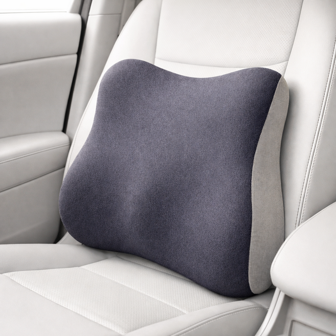 드라이브라인 차량용 허리쿠션 등받이쿠션 요추받침대 메모리폼 프리미엄, 1개, 본품