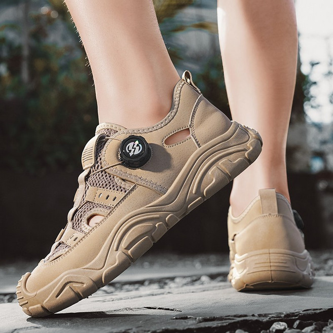 남성 통기성 캐주얼 비치 샌들 아웃도어 운동화