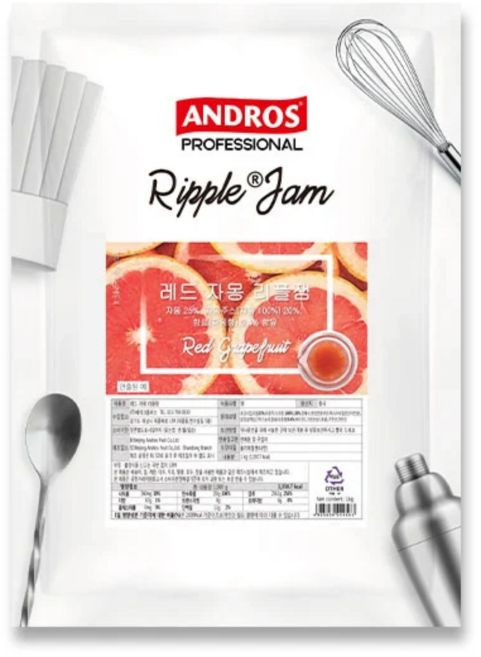 앤드로스 레드자몽 리플잼 1kg, 1개