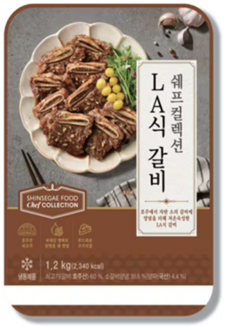 쉐프컬렉션 LA식 갈비, 1세트, 1.2kg