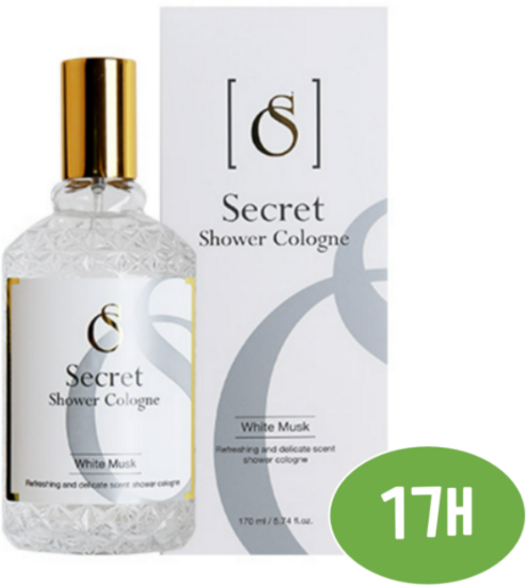 푸드어홀릭 시크릿 샤워코롱 화이트머스크 170ml 푸드어홀릭 미스트 화이트머스크 바디 미스트 화이트머스크 향수 화이트머스크 방향제170ml 화이트머스크 샤워코롱, 1개