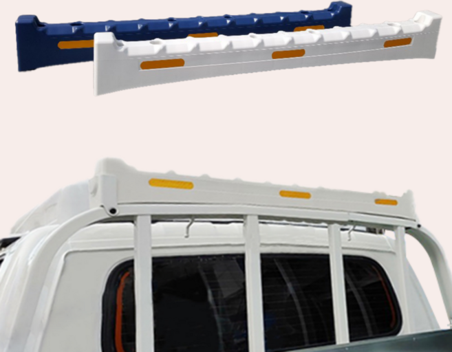 1톤 난간보호대 바디블럭 화물차적재함 포터2 봉고3 1톤화물차, 백색, 1개