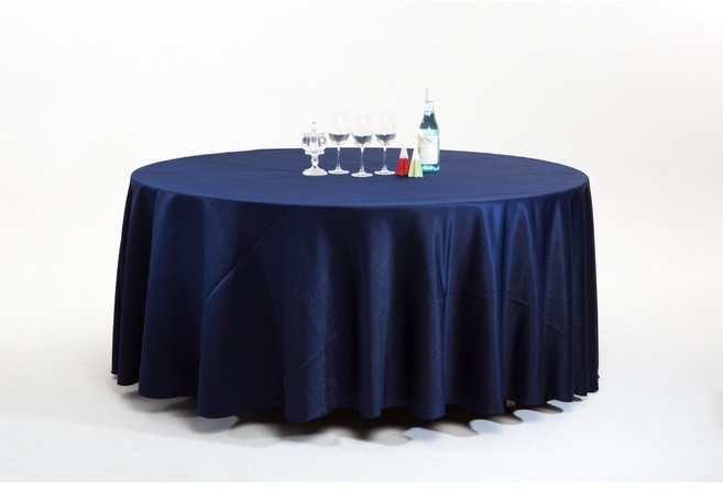 자체제작) 프리미엄 두꺼운 원형 식탁보, 와인, 130X130(cm)