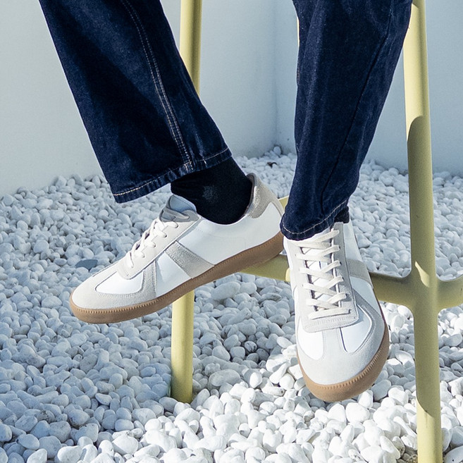 위드스텝스 독일군 스니커즈 남녀공용 남자키높이운동화 여자국산수제화