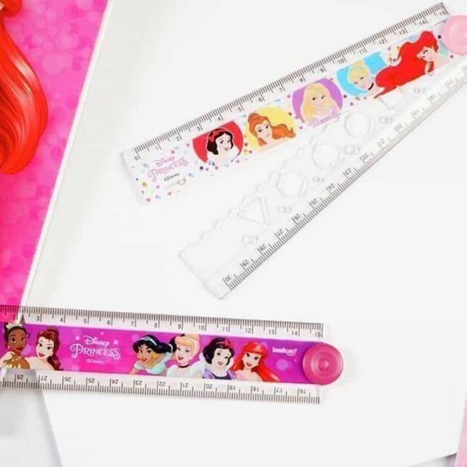 디즈니 프린세스 30cm 겹자 문구용자