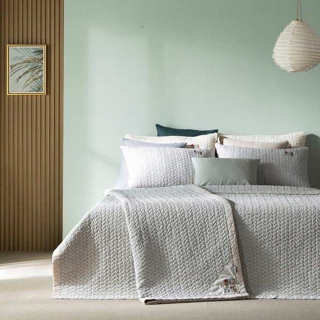 [공식판매처] 박술녀 호주산 양모 순면 누빔이불2장+베개커버2장 (작품명 청연) 슈퍼싱글 퀸 킹 슈퍼킹 / 국내생산 / 빠른배송 / 선물추천 / 선착순특가