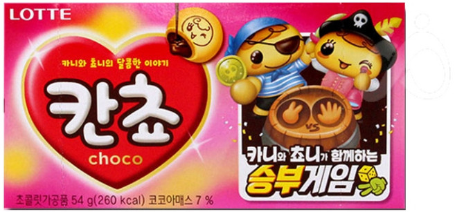 롯데 칸쵸, 54g, 24개