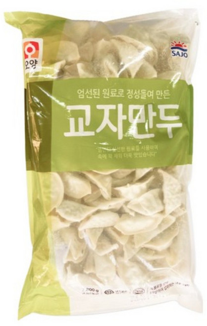 [푸른들마켓][사조]사조 엄선된교자만두2.8kg, 2.8kg, 1개