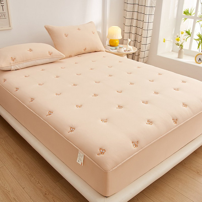 자수 겹으로 알러지케어 매트리스 방수 커버