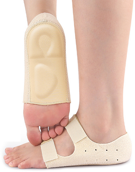 라이프엠디 평발 교정 패드 아치 보조 깔창 기능성 쿠션 아치솔 발바닥 족저근막 보호대 발아치 보조 신발 인솔, 1세트