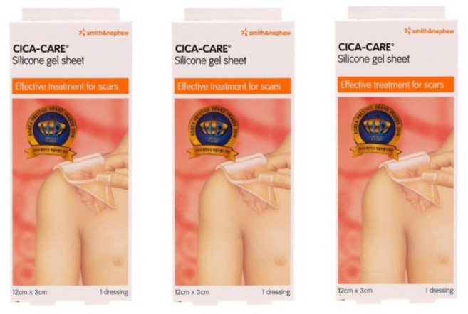 스미스앤드네퓨 시카케어 실리콘 젤 시트, 3개