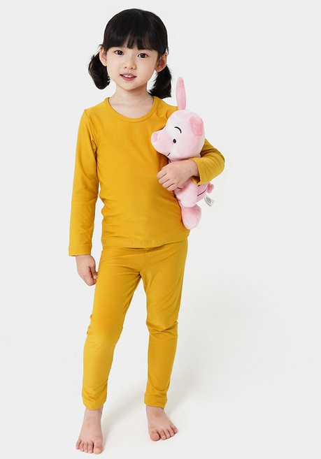 투위 국내산 피치기모 아동내의SET