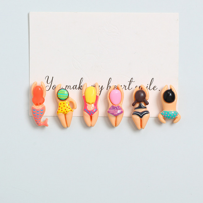 수영하는 사람들 6P세트 AAA