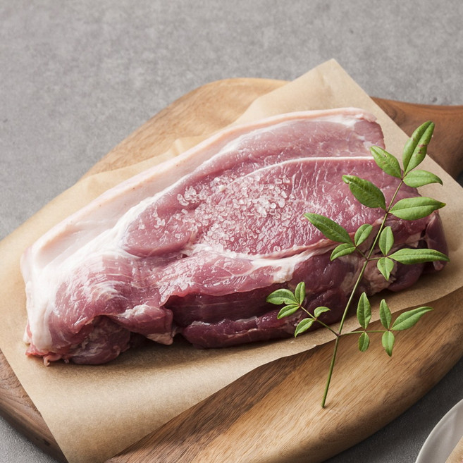 버크셔K 돼지고기 앞다리살 수육용 미박 30mm 이상 지리산 흑돼지, 1개, 1kg