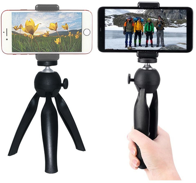 DSLR 고프로 샤오미 소니 액션캠 호환 삼각대 스탠드 촬영 미니, 1개