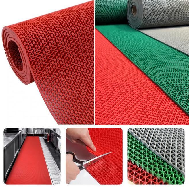 초면애 미끄럼방지 매트 수영장 목욕탕 주방 화장실 물빠짐 바닥 고무매트 5mm 120 x 100 cm 당 라이트Z-A, 그레이1M, 1개