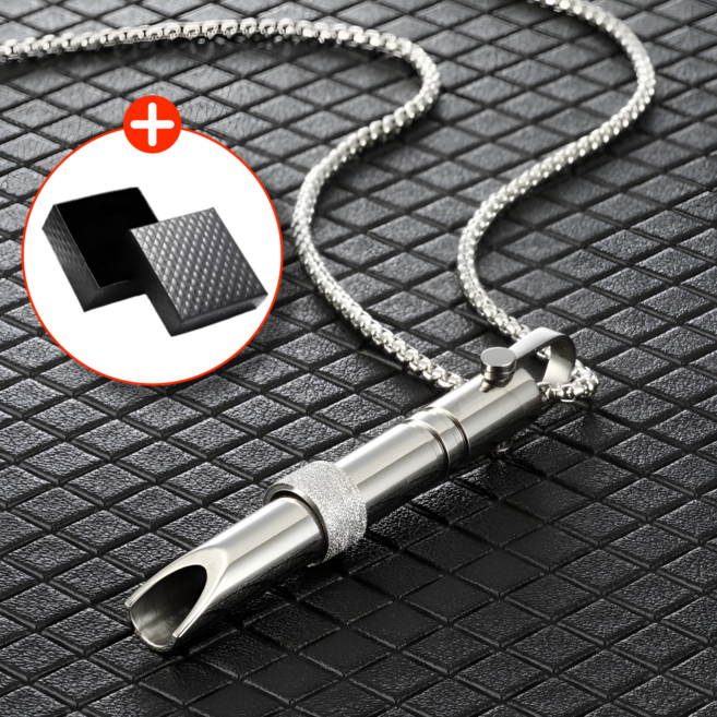 루닌 금연 피젯 파이프 스틱 호흡 목걸이