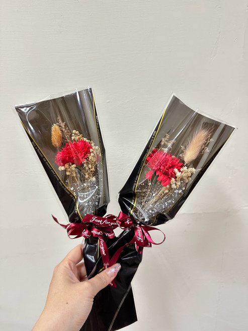 乾燥花束 Just for you, 紅色, 1件